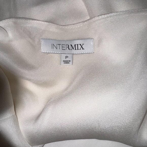 INTERMIX Fayette Cowl Neck Silk Camisole | Size: P - Picture 5 of 6
